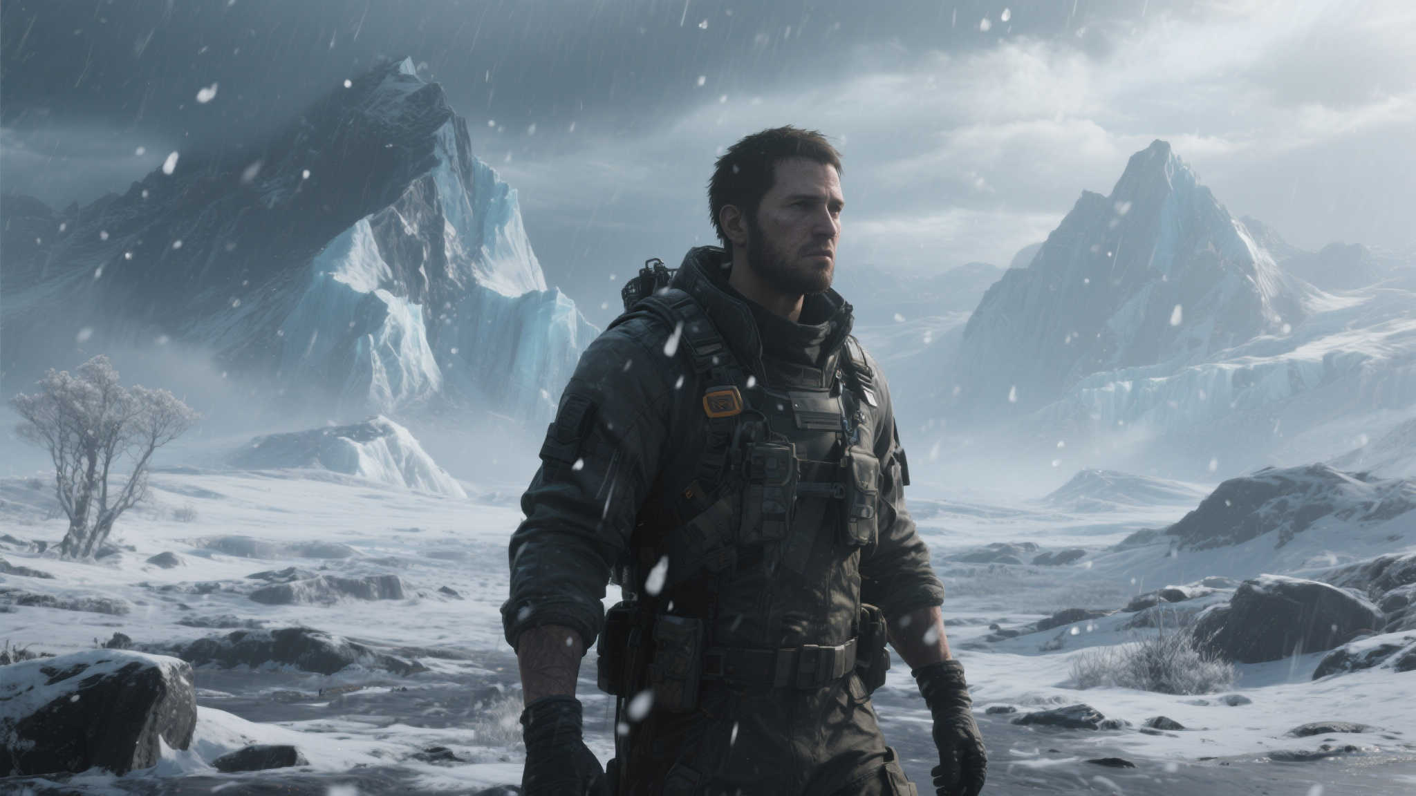 《死亡搁浅2》画面艺术鉴赏:山姆携手小宝宝,共展温馨默契 《死亡搁浅2》画面艺术鉴赏:山姆携手小宝宝,共展温馨默契